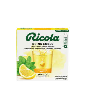 Ricola Drink Cubes Zitrone Minze - 12 Portionen