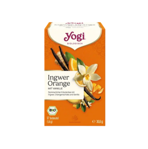 Yogi Tea Ingwer Orange mit Vanille - 17 Stk.
