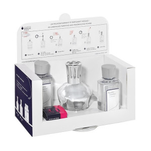 Maison Berger Lampe 4691 - Essentielle ronde Set mit Lampe Duft und Brenner