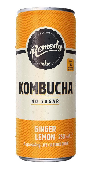 Remedy Kombucha Ginger Lemon - 250ml