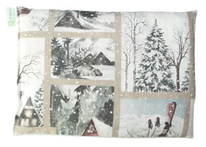 Chriesisteinkissen (Kirschkernkissen) Säckli - Winter