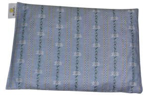 Chriesisteinkissen (Kirschkernkissen) Säckli - Älpler Hemd blau