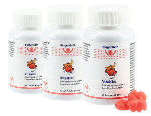 Spar-Pack: Burgerstein VitaMini Gummis - 3x60 Stk.