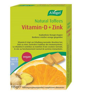 A. Vogel Natural Toffees Vitamin-D + Zink - 115g - 28 Stk. Toffees