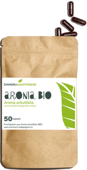 Zimmerli Adaptogene Aronia Kapseln (BIO) - 50 Stk.