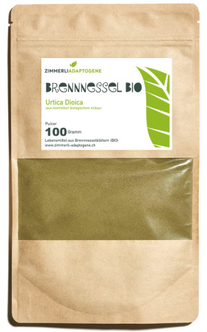 Zimmerli Adaptogene Brennessel Pulver (BIO) - 100g