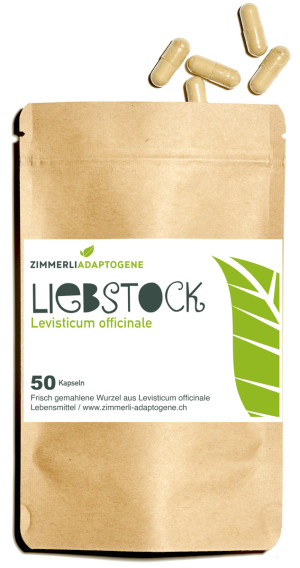 Zimmerli Adaptogene Liebstock Kapseln - 50 Stk.