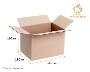 25 x Small Small Single Wall Cardboard Boxes | DS Smith