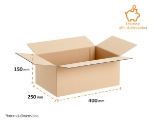 50 x Medium Medium Single Wall Cardboard Boxes | DS Smith