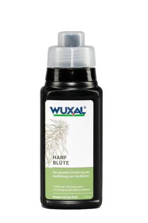 Wuxal Hanfdünger Blüte - 250 ml - Flüssiger Hanfdünger für die Blütephase der Hanfpflanze (51,80 EUR / l)