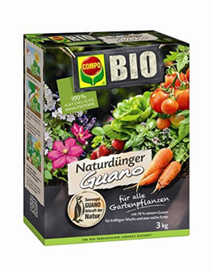 COMPO BIO Naturdünger mit Guano 3 KG (6,32 EUR / kg)
