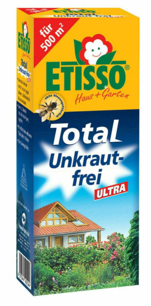 Etisso Total Unkrautfrei Ultra 250 ml für 500 m² (135,80 EUR / l)