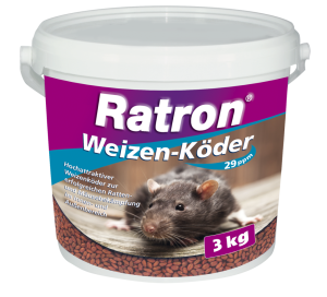 Ratron Weizenköder 29ppm 3 KG Eimer (23,32 EUR / kg)