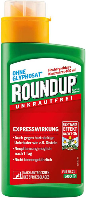 Roundup Unkrautfrei Express Konzentrat (Größe: 250 ml) (107,80 EUR / l)