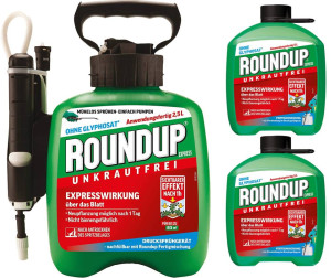 Roundup Express Fertigmischung im Drucksprüher 2,5 L + 10 Liter Nachfüllpack (9,20 EUR / l)