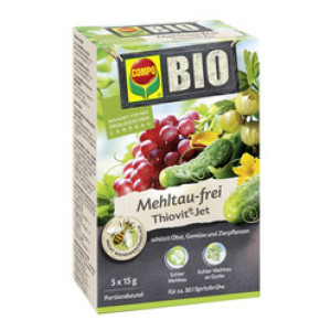 COMPO BIO Mehltau-frei Thiovit Jet 5x15 gr (146,00 EUR / kg)
