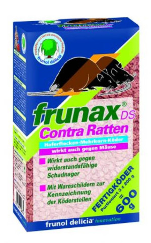 frunax DS Contra Ratten 25ppm 4x600 gr (33,25 EUR / kg)