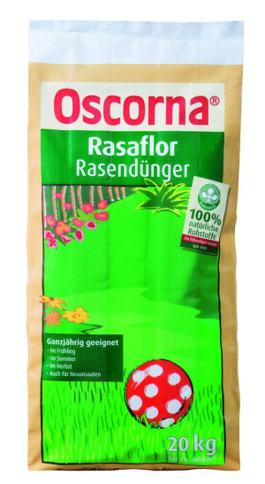 Rasaflor Rasendünger Oscorna 20 KG (2,75 EUR / kg)