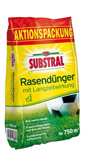 SUBSTRAL Rasendünger mit Langzeitwirkung 15 KG (3,33 EUR / kg)