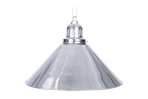 Billardlampe, Standard, silber, Ø 35 cm