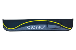 Queuetasche, Passion, schwarz-gelb, 2/2, 83 cm