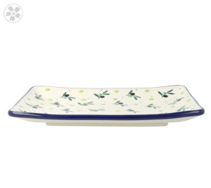 Tacka 21,5cm x 14,5cm Ceramika Artystyczna Bolesławiec sushi C21 dek2414X