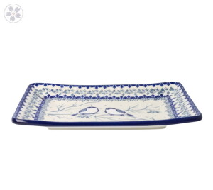 Tacka 21,5cm x 14,5cm Ceramika Artystyczna Bolesławiec sushi C21 dekU4830