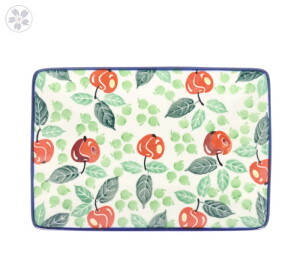 Tacka 21,5cm x 14,5cm Ceramika Artystyczna Bolesławiec sushi C21 dek3248X