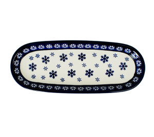 Taca dł. 28,3 cm Bolesławiec GU928DEK925A Zima