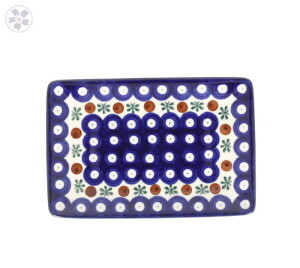 Tacka do sushi Ceramika Artystyczna Bolesławiec 18x12 h2,5cm C27 dek70X