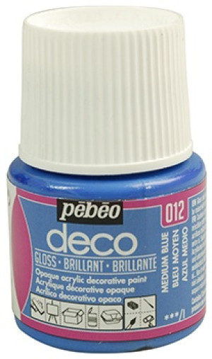 Farba Dekoracyjna Akrylowa Pebeo Deco Błyszcząca 45ml 118 Vanilla