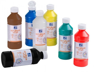 Farby Akrylowe 500 ml Ciemny Zielony