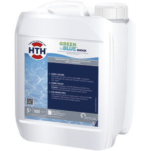 hth GREEN TO BLUE Shock - Rattrapage eau verte