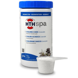 Chlore choc hth Spa granulés - 1,2 kg