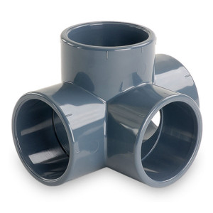 ASTRAL POOL Té PVC à 90° 4 Voies