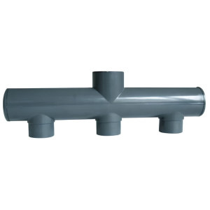 ASTRAL POOL Collecteur PVC - 3 entrées / 1 sortie