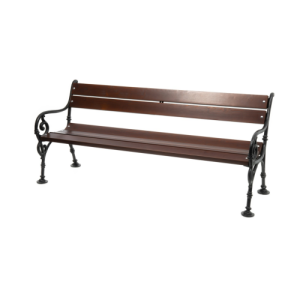 Ławka żeliwna z oparciem Palermo 180 x 38 x 80 cm