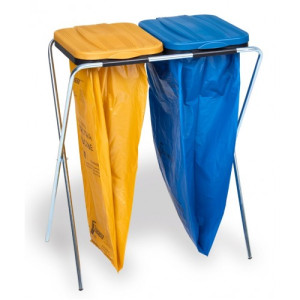 Stojak na worki do segregacji 2 x 120L