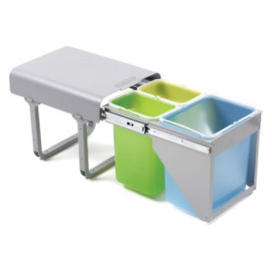 Kosz na odpady Ekkofront 2 x 8 L+ 1 x 16 L (40 cm)