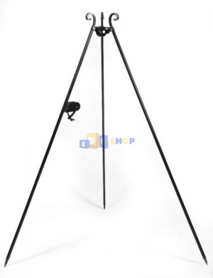 COOK KING Barbecue Trépied 180 cm avec moulinet