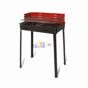 MILLE Barbecue en acier Flavia cm 60x35x80h Made in Italy