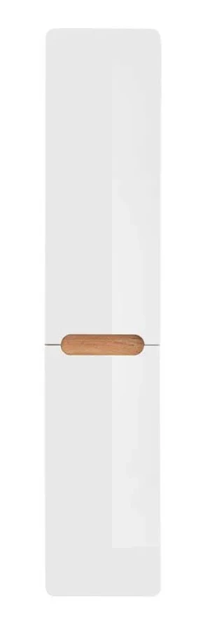 Słupek łazienkowy z koszem Zeftox 9X - Biały połysk