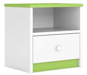 Zielona dziecięca szafka nocna - Rostok 4X
