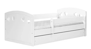 Łóżko dziecięce z szufladą Cecil 2X 80x180 - białe