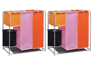 Komplet sortowników na pranie Mirror - 2 szt