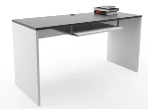 Szare biurko nowoczesne na wymiar - Pontia 3X