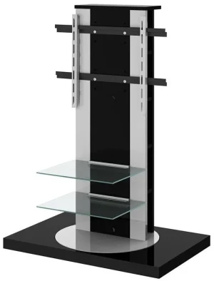 Nowoczesna szafka RTV czarny połysk - Koncept