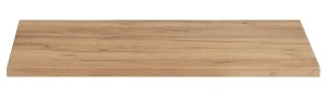 Prostokątny blat łazienkowy - Lunios 10X Dąb 80 cm
