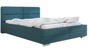 Tapicerowane łóżko ze schowkiem 90x200 Erli 2X - 36 kolorów