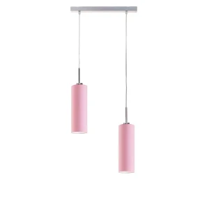 Lampa wisząca regulowana z chromowanym stelażem - EX367-Adox - 18 kolorów